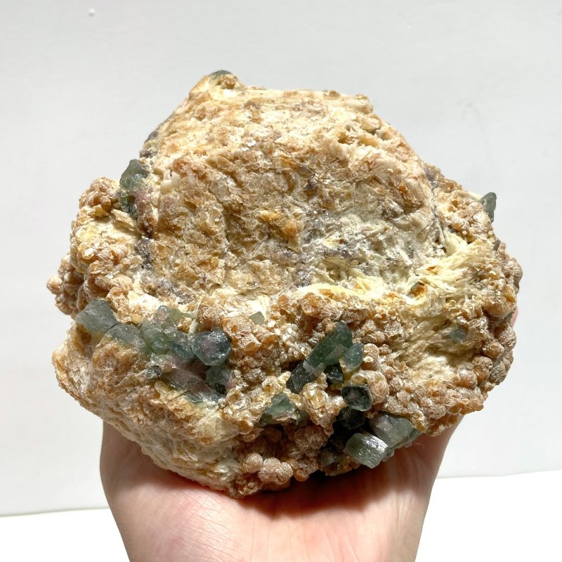 2 Pieces Raw Green Tourmaline Specimen - Wholesale Crystals