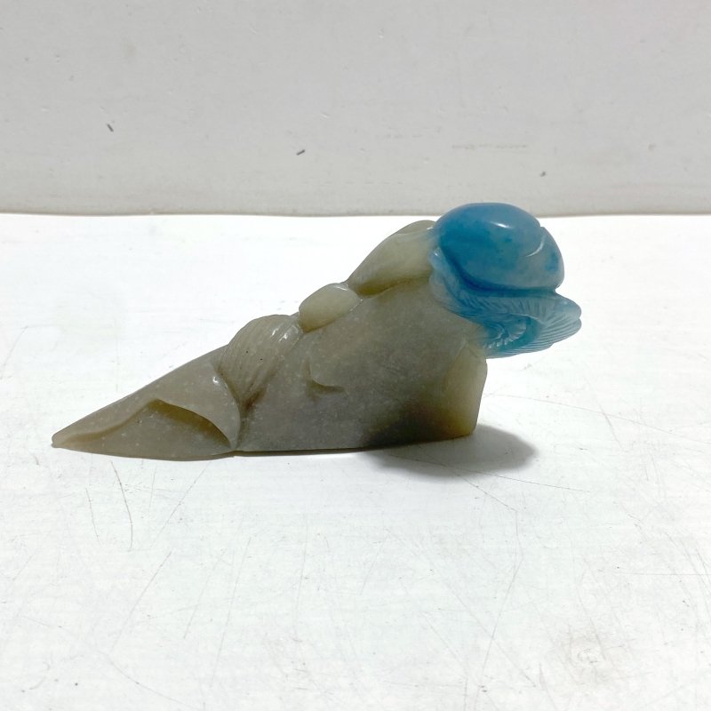 2 Pieces Trolleite Stone Dolphin Carving - Wholesale Crystals