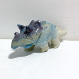 2 Pieces Trolleite Stone Triceratops Three-horned Dinosaur Crystal Carving -Wholesale Crystals