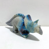 2 Pieces Trolleite Stone Triceratops Three-horned Dinosaur Crystal Carving -Wholesale Crystals