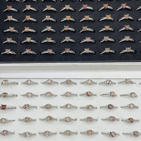 2 Style Beautiful Rutile Ring Crystal Wholesale -Wholesale Crystals