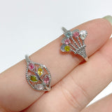 2 Styles Colorful Tourmaline Ring Wholesale - Wholesale Crystals