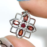 2 Styles Garnet Flower Pendant Wholesale - Wholesale Crystals