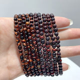 2 Types Mini Beads Bracelet Hematite Red Tiger Eye Wholesale - Wholesale Crystals