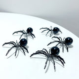 2 Types Sphere Spider Ornament Handmade Alloy Spider Wholesale - Wholesale Crystals