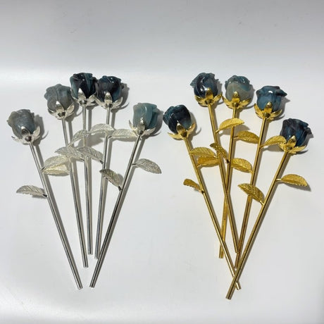 2 Types Trolleite Rose Flower Carving Wholesale -Wholesale Crystals