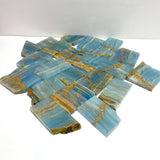 20 Pieces Blue Onyx Slab - Wholesale Crystals