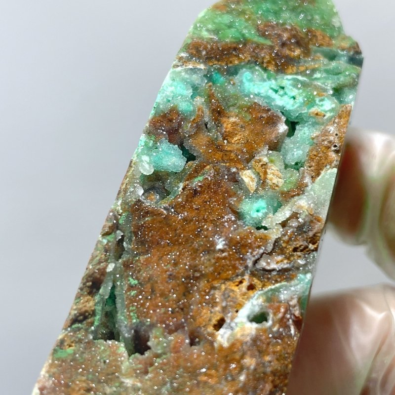 20 Pieces Indonesia Turquoise Druzy Geode Tower Points - Wholesale Crystals