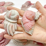 20 Pieces Pink Opal Sea Animals Carving Wholesale - Wholesale Crystals