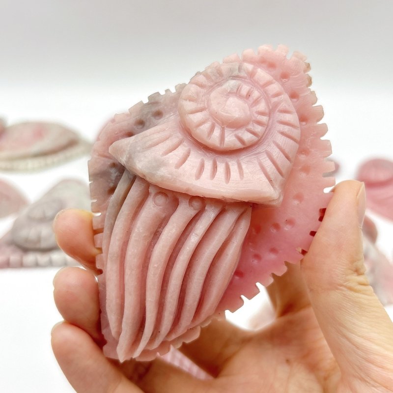 20 Pieces Pink Opal Sea Animals Carving Wholesale - Wholesale Crystals