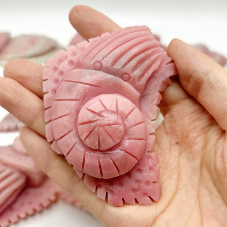 20 Pieces Pink Opal Sea Animals Carving Wholesale - Wholesale Crystals