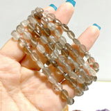 20 Types Cut Faceted Oval Shape Bracelet Caribbean Calcite Moss Agate Rhodonite Wholesale - Wholesale Crystals
