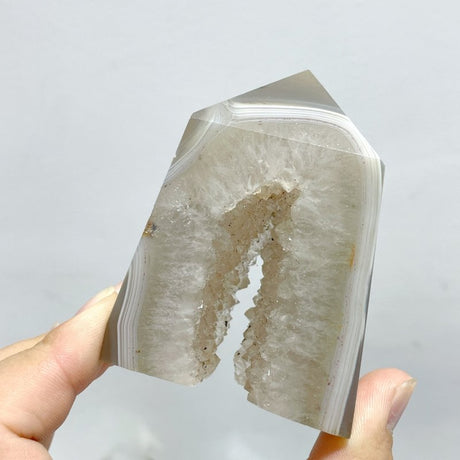 21 Pieces Geode Druzy Agate Four - sided Tower Point - Wholesale Crystals