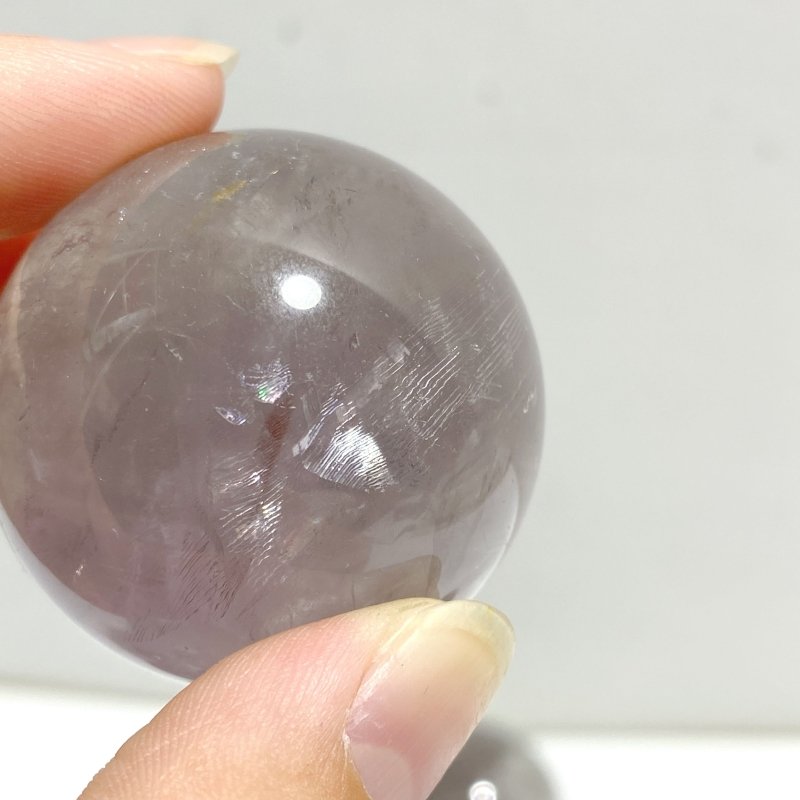 21 Pieces God's Fingerprint Amethyst Light Purple Spheres -Wholesale Crystals