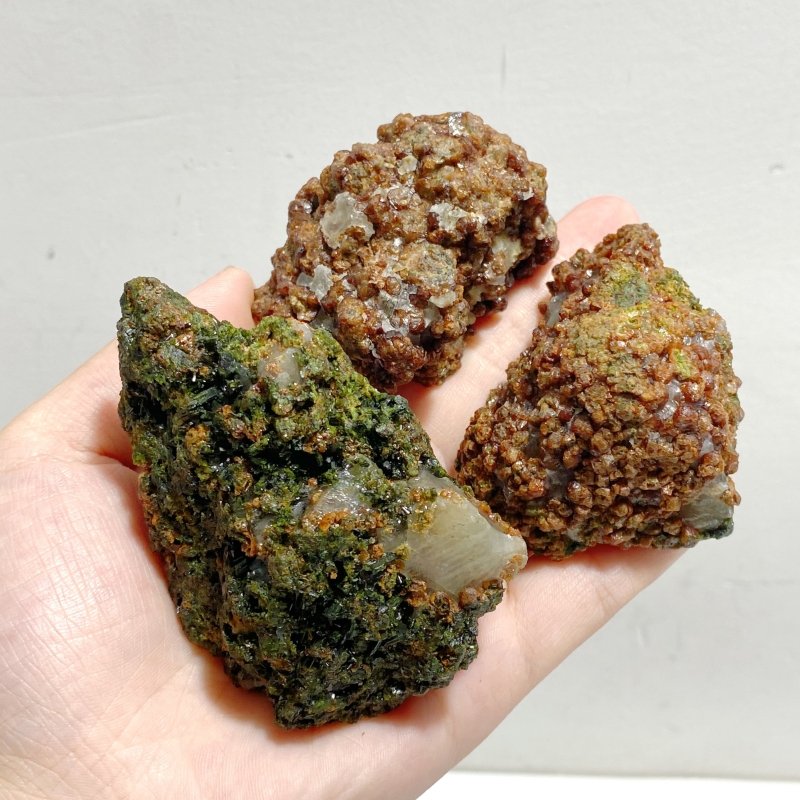 21 Pieces Raw Garnet Specimen For Collection -Wholesale Crystals