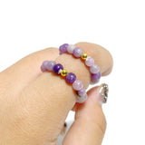 21 Types Crystal Beaded Rings Wholesale Tiger Eye Blue Aventurine -Wholesale Crystals
