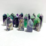 22 Pieces Feather Fluorite Four - sided Point - Wholesale Crystals