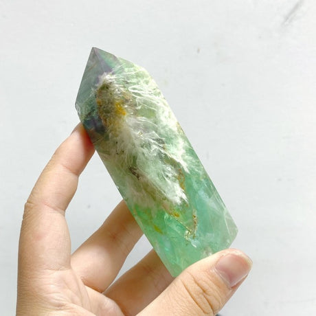 22 Pieces Feather Fluorite Four - sided Point - Wholesale Crystals
