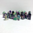 22 Pieces Feather Fluorite Four-sided Points -Wholesale Crystals