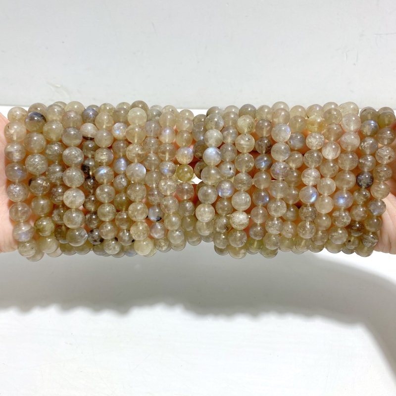 23 Pieces Andesine Moonstone Bracelets -Wholesale Crystals