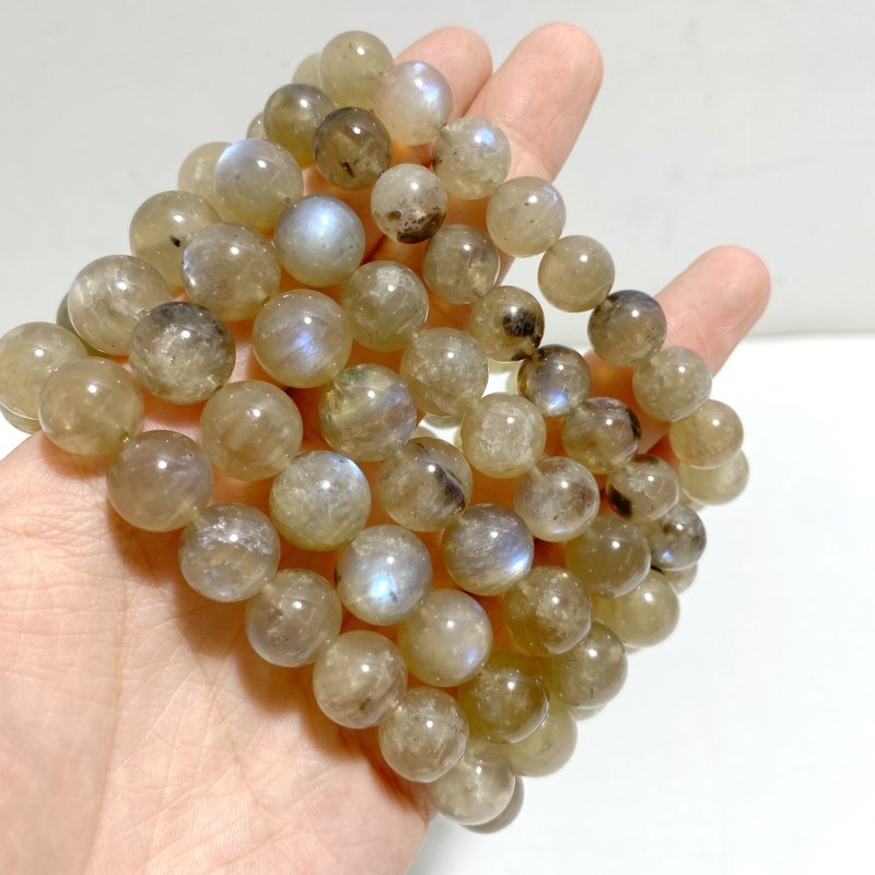 23 Pieces Andesine Moonstone Bracelets -Wholesale Crystals