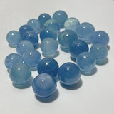 23 Pieces Beautiful Aquamarine Spheres - Wholesale Crystals