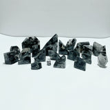 24 Pieces Black Tourmaline Quartz Free Form - Wholesale Crystals