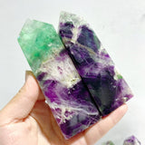 24 Pieces Feather Fluorite Four-sided Points -Wholesale Crystals