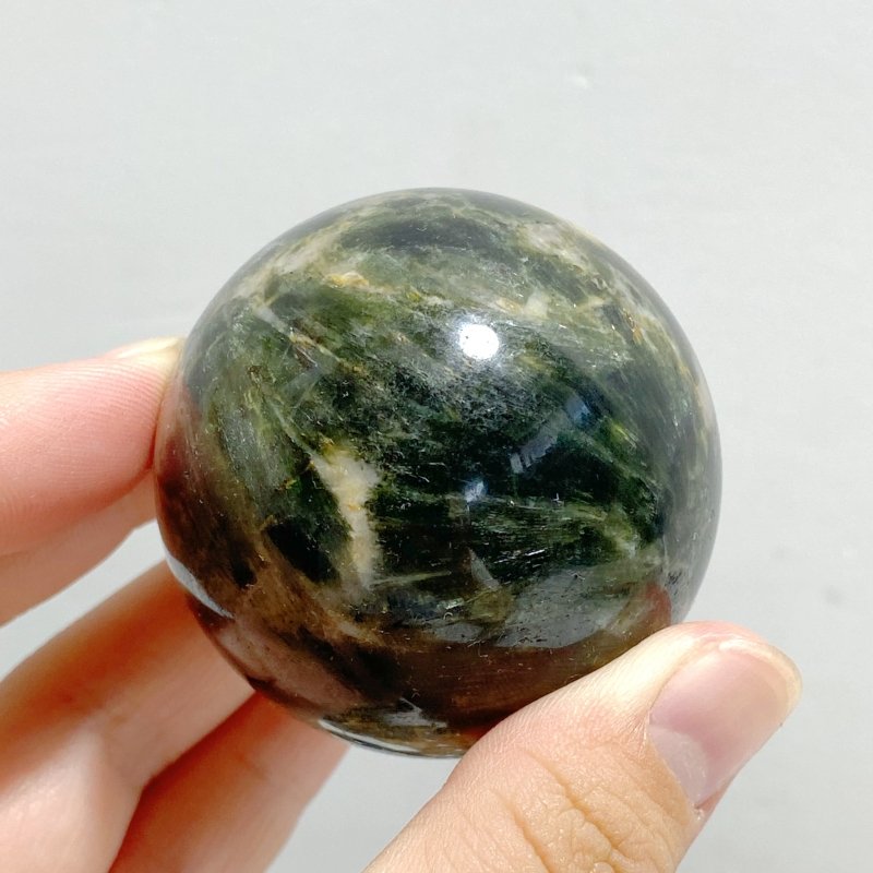 24 Pieces Seraphinite Spheres -Wholesale Crystals