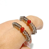 24 Types Crystal Beaded Rings Wholesale Moss Agate Chevron Amethyst Red Jasper -Wholesale Crystals