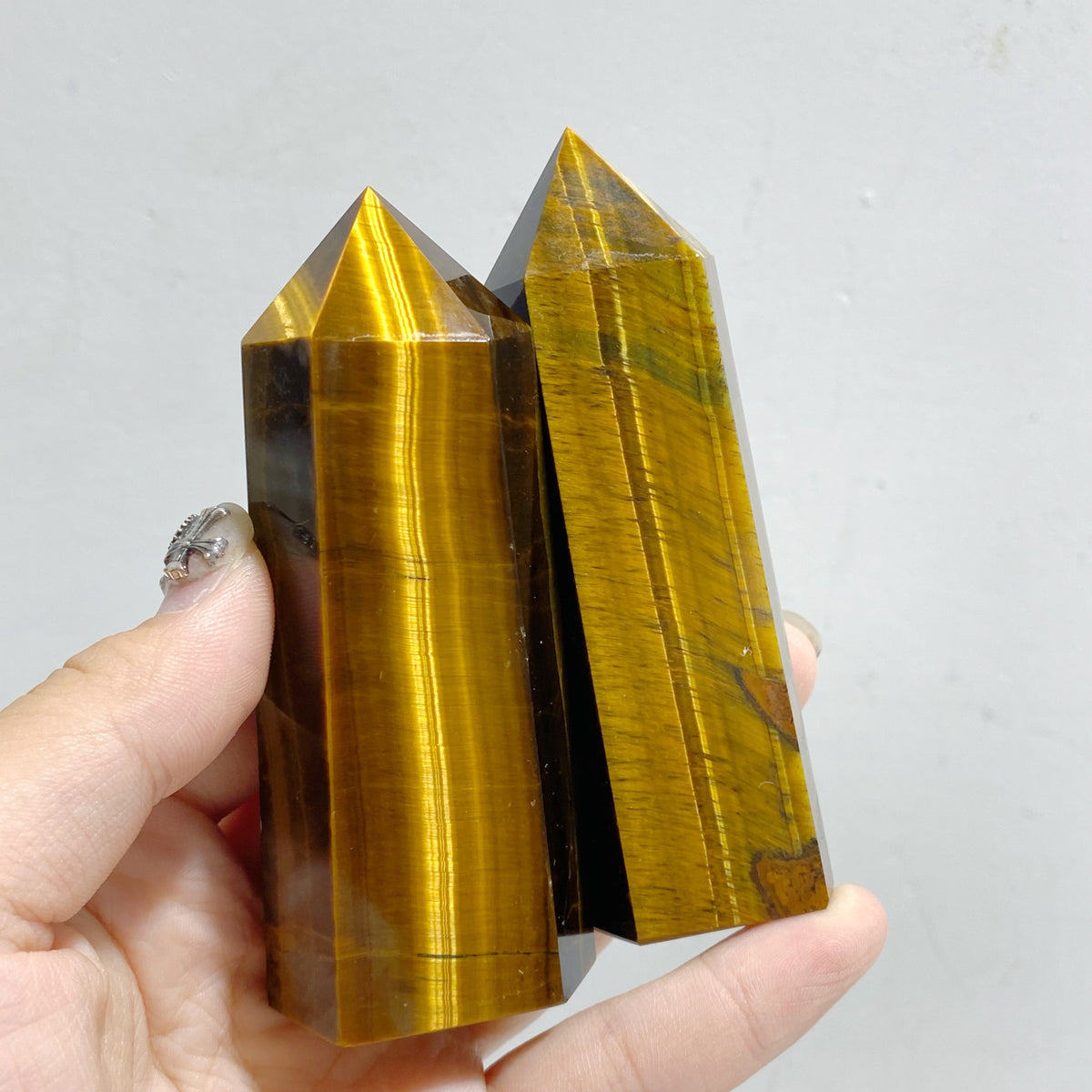 Fat Yellow Tiger Eye Point Wholesale