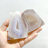 25 Pieces Beautiful Geode Druzy Agate Four - sided Tower Point - Wholesale Crystals