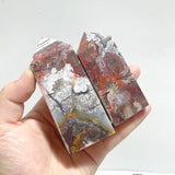 25 Pieces Morocco Agate Four - sided Tower Point - Wholesale Crystals