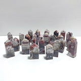25 Pieces Morocco Agate Four - sided Tower Point - Wholesale Crystals