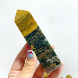 25 Pieces Ocean Jasper Four - sided Point 4 - Wholesale Crystals