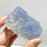 25 Pieces Raw Blue Fluorite Mixed Calcite Specimen - Wholesale Crystals