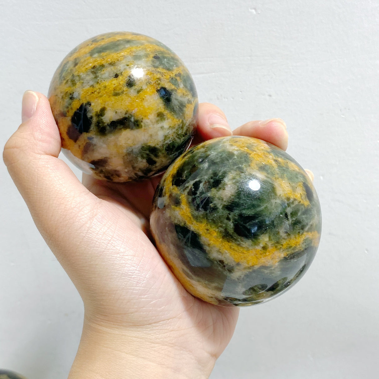 12 Pieces Seraphinite Spheres