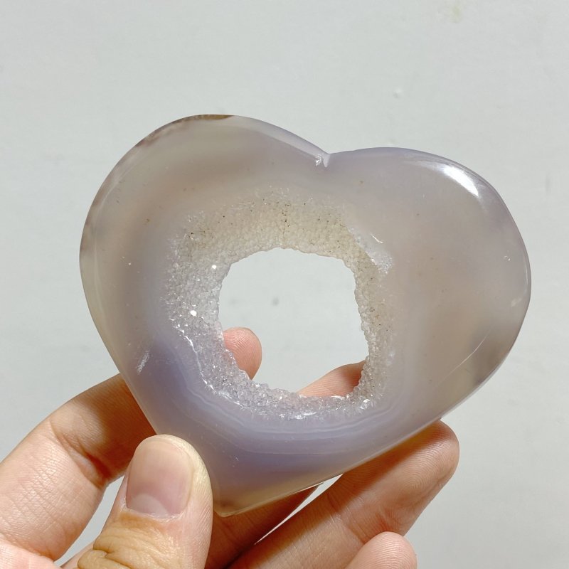 26 Pieces Geode Druzy Agate Heart -Wholesale Crystals