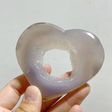 26 Pieces Geode Druzy Agate Heart -Wholesale Crystals
