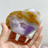 26 Pieces Geode Druzy Agate Heart -Wholesale Crystals