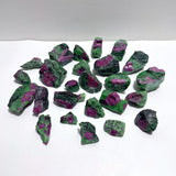 26 Pieces Raw Ruby Zoisite Specimen For Collection - Wholesale Crystals