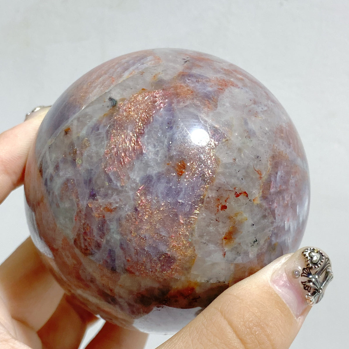 5 Pieces High Quality Sunstone Mixed Cordierite Spheres
