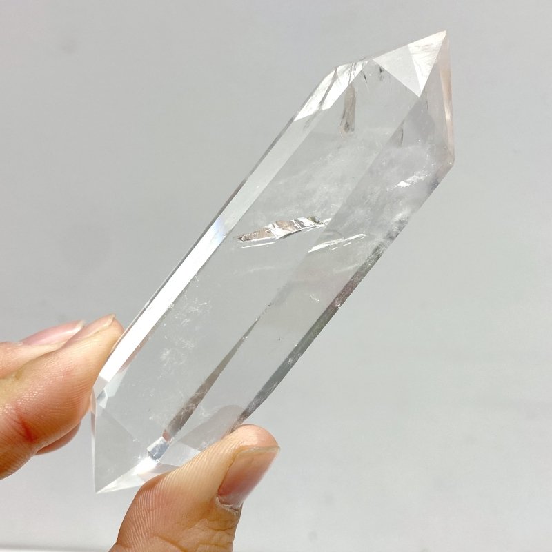 27 Pieces Clear Quartz Double Points - Wholesale Crystals