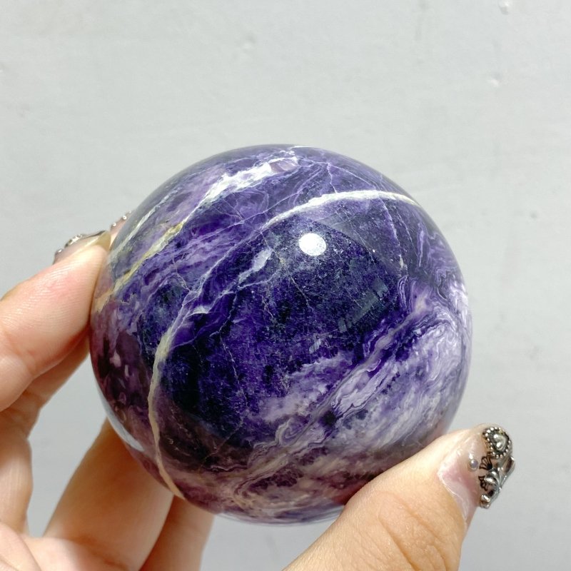 27 Pieces Purple Stripe Jasper Spheres -Wholesale Crystals