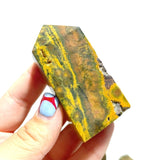 28 Pieces Ocean Jasper Four - sided Point 5 - Wholesale Crystals