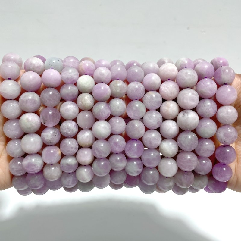 28 Pieces Purple Spodumene Kunzite Bracelets - Wholesale Crystals