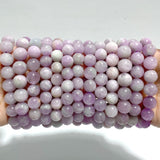 28 Pieces Purple Spodumene Kunzite Bracelets - Wholesale Crystals