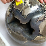 28.1KG Large Volcano Agate UV Reactive Sphere (Sea Freight Only) -Wholesale Crystals