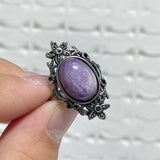 29 Pieces Charoite Different Styles Ring 7 - Wholesale Crystals