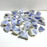 29 Pieces Geode Blue Chalcedony Druzy - Wholesale Crystals